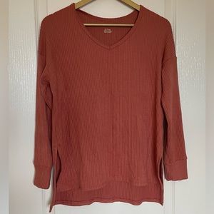 AE Aerie V-Neck Ribbed Sweater